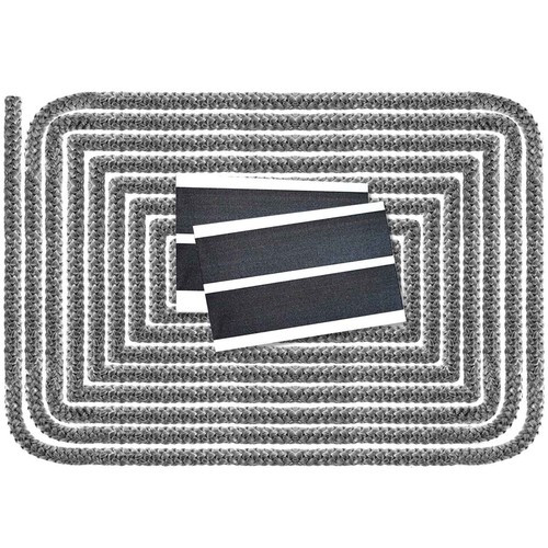 Wood stove door gasket rope - wood,